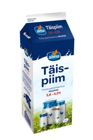 Alma Täispiim 3,8-4,2% 1,5L