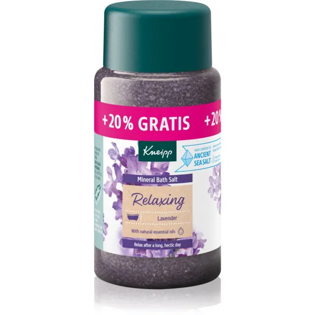 Kneipp Relaxing Vannisoolad Lavender 600 g