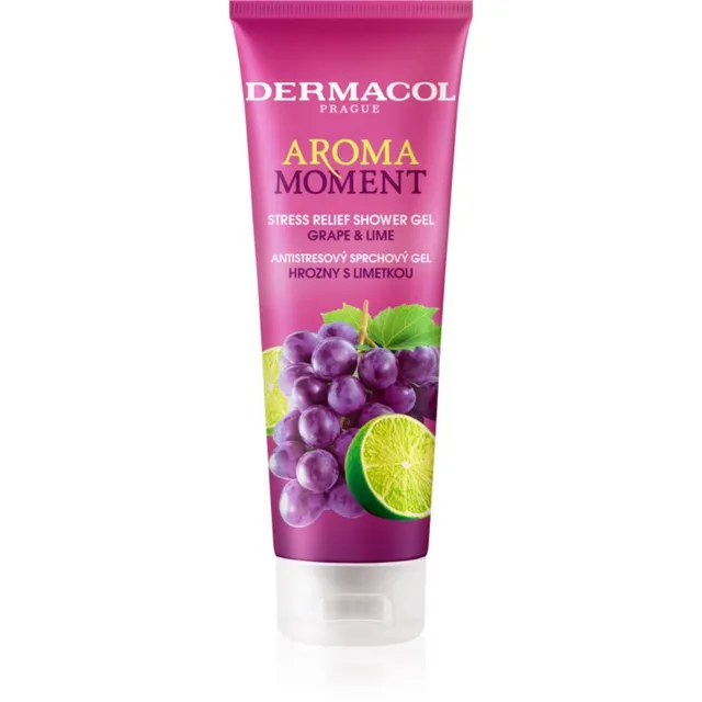 Dermacol Aroma Moment Grape & Lime Stressi leevendav dušigeel 250 ml
