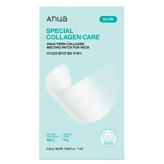 ANUA PDRN Collagen Melting Patch For Neck 4pcs