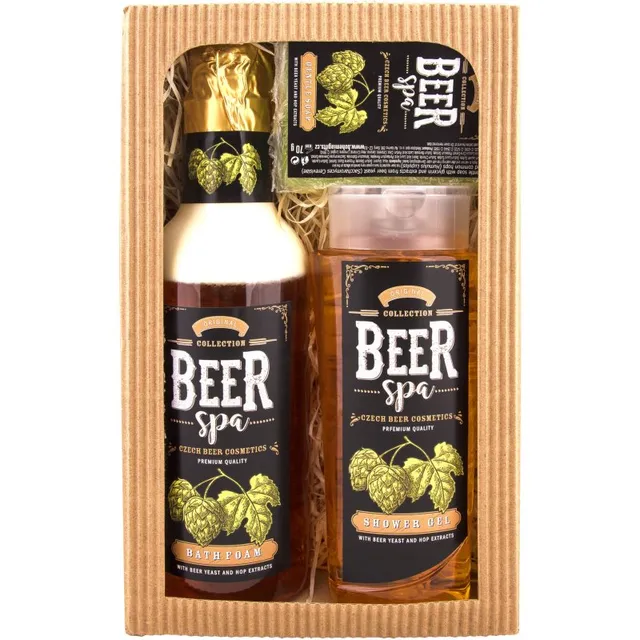 Bohemia Gifts Beer Spa Kinkekomplekt vanni jaoks meestele
