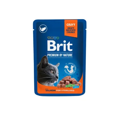 Kassitoit steri. kassidele Brit Premium 100g