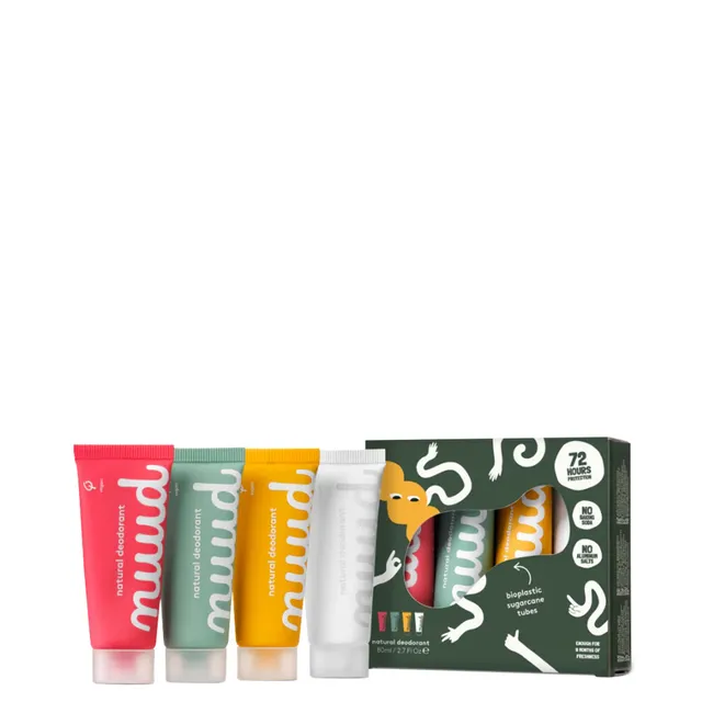NUUD Family Pack Deodorant 4x20ml