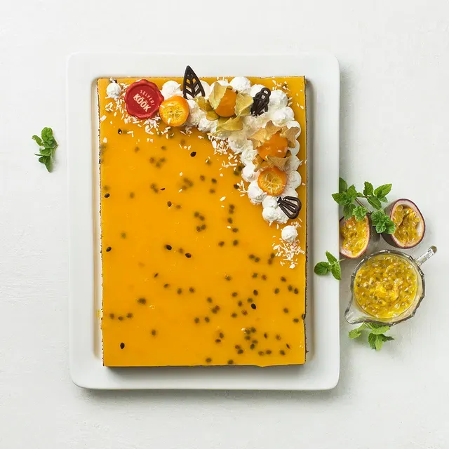 Mango-passionitort, SELVERI KÖÖK, 1,5kg, ettetellimisel
