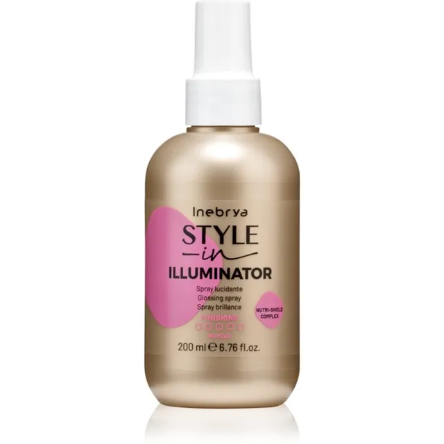 Inebrya Style-In Illuminator Pihusti säravate ja pehmete juuste jaoks 200 ml