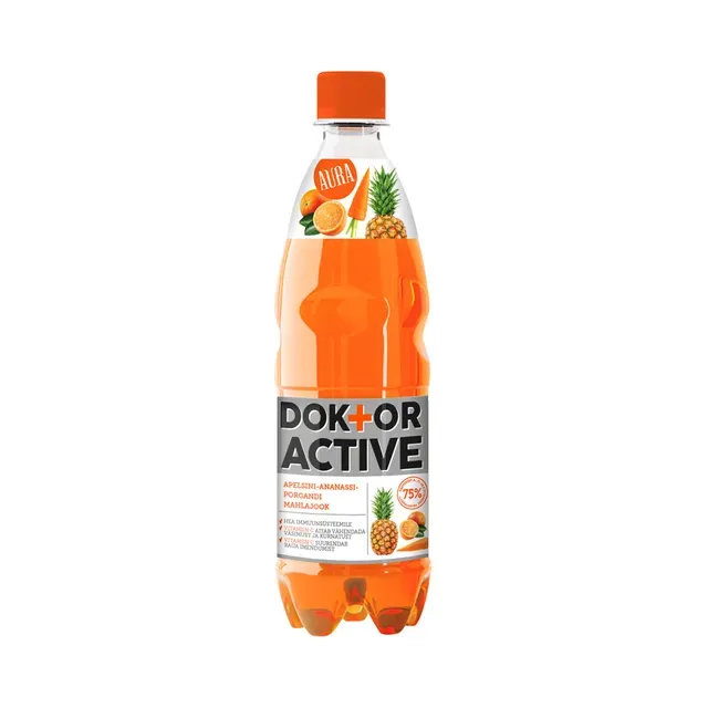 Apelsini-ananassi-porgandimahlajook, DR. ACTIVE, 500 ml