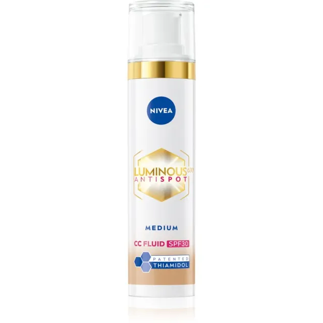 NIVEA Luminous 630 Anti Spot Kirgastav CC kreem SPF 30 varjund Medium 40 ml