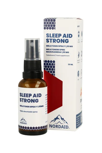 NordAid Sleep Aid Strong Melatonin Spray toidulisand