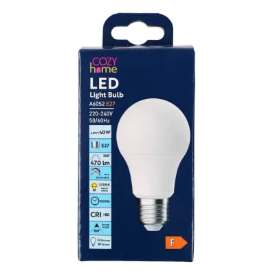 LED lamp Cozy Home 4,8W E27 470lm