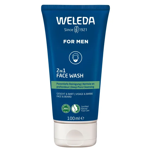 WELEDA For Men 2 In 1 Face Wash 100ml