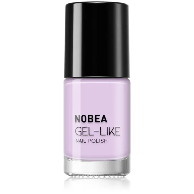 NOBEA Day-to-Day Gel-like Nail Polish Geeliefektiga küünelakk varjund Soft lilac #N05 6 ml