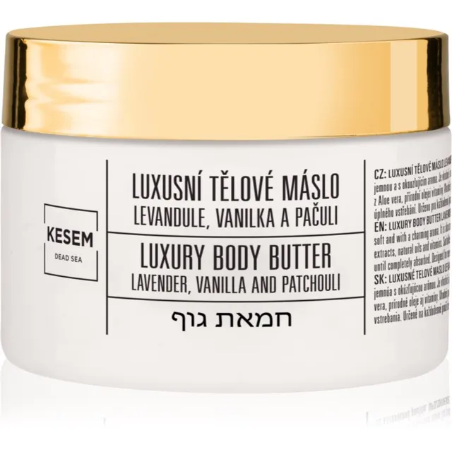 KESEM Luxury Body Butter Lavender, Vanilla & Patchouli Kehavõi levandule, vanilka a pačuli 350 ml
