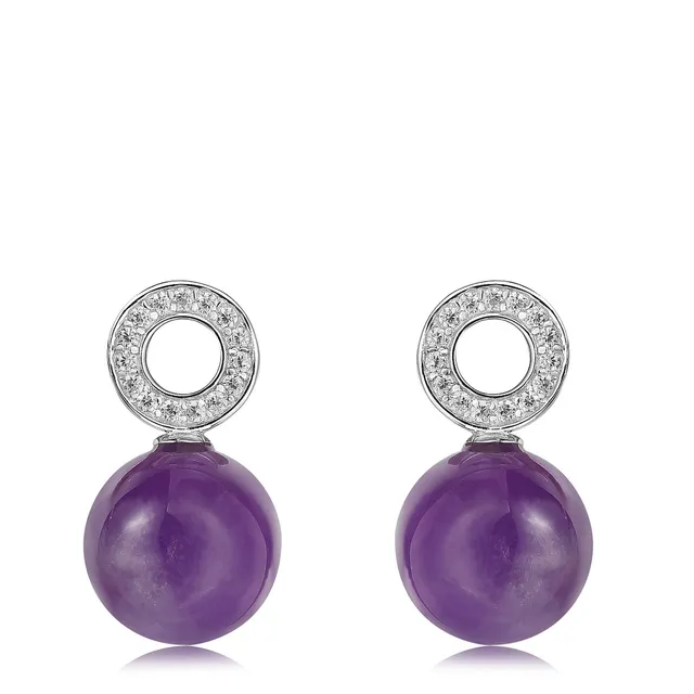 NEORE Luna Amethyst Earrings