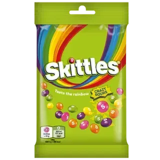 Skittles Crazy Sours hapud dražeed 95g