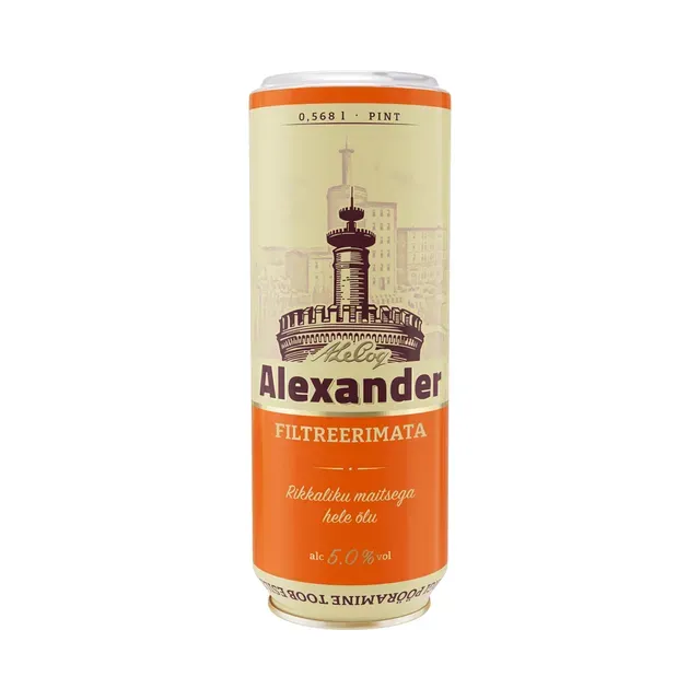 Õlu filtreerimata, ALEXANDER, 568 ml