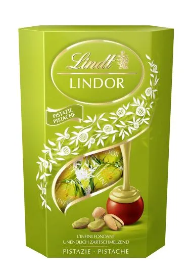 Lindt Lindor šokolaadipallid pistaatsia 200g