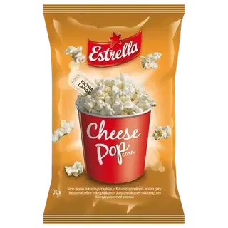ESTRELLA Mikropopkorn juustumaitseline 90 g