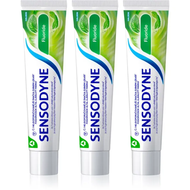 Sensodyne Fluoride Hambapasta tundlikele hammastele 3x75 ml