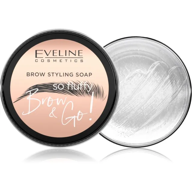 Eveline Cosmetics Brow & Go! Kulmude kujundav seep kulmudele varjund Transparent 25 g