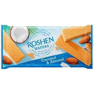 Roshen vahvlid kookose- ja mandlimaitselise kreemiga 216g