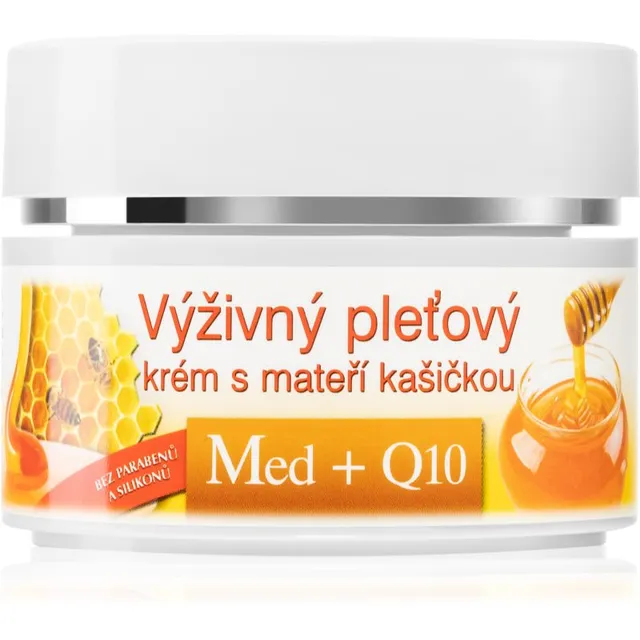 Bione Cosmetics Honey + Q10 Toitev kreem mesilaspiimaga 51 ml