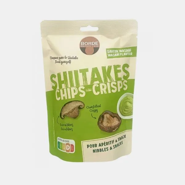 Shiitake seenekrõpsud wasabi maitselised 50g Prantsusmaa