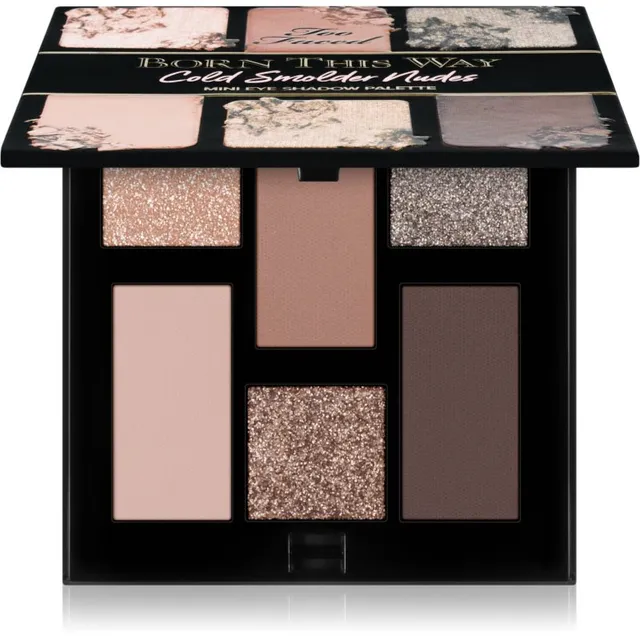 Too Faced Born This Way Natural Nudes Mini Eye Shadow Palette Lauvärvipalett varjund Cold Smolder Nudes 5.7 g