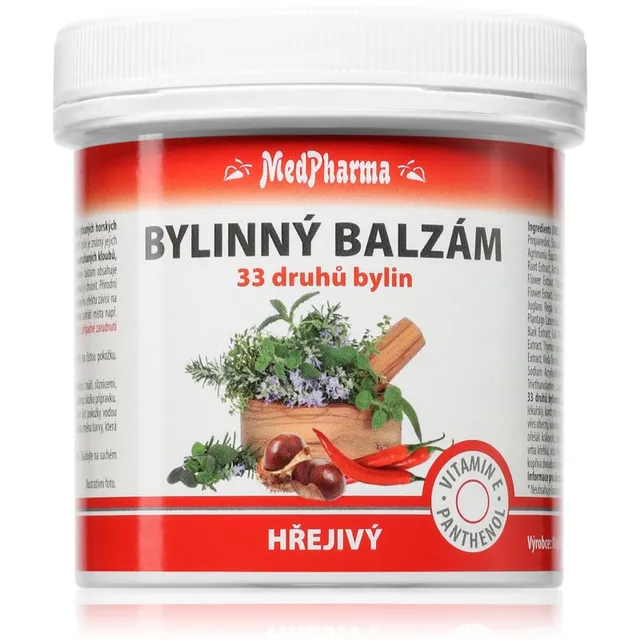 MedPharma Bylinný balzám hřejivý Looduslik palsam lihastele, liigestele ja sidemetele 250 ml