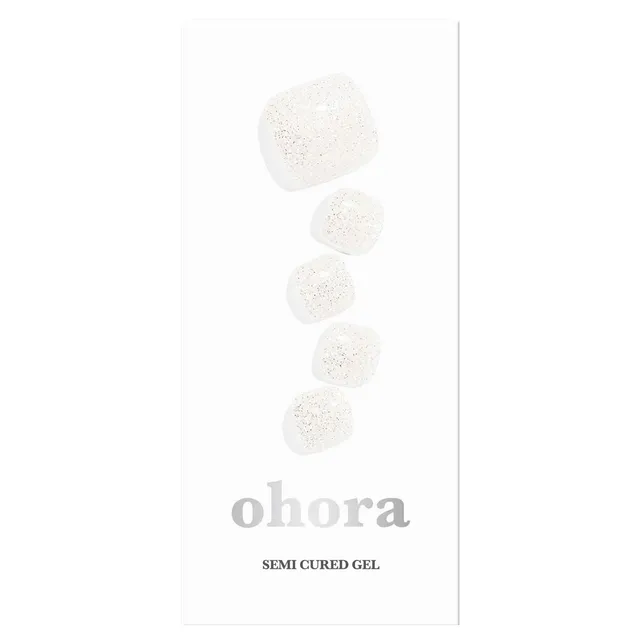 OHORA Semi Cured Gel Pedicure Strips P Sugar 30pcs