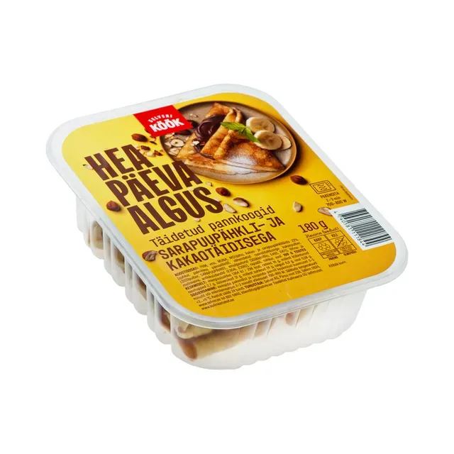 Täidetud pannkoogid sarapuupähkli-kakaotäidisega, SELVERI KÖÖK, 180 g