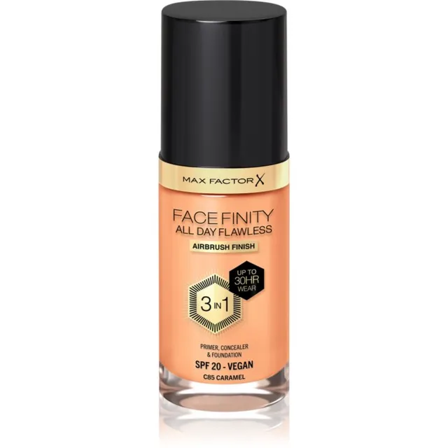 Max Factor Facefinity All Day Flawless Kauapüsiv jumestuskreem SPF 20 varjund 85 Caramel 30 ml