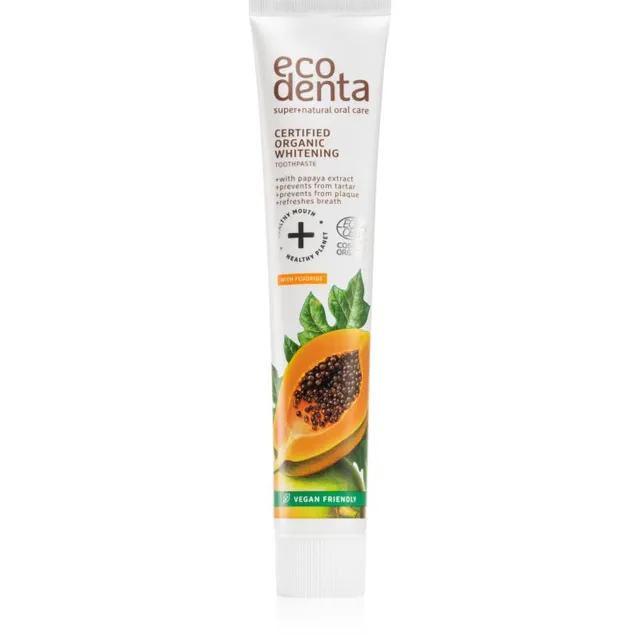 Ecodenta Certified Organic Whitening Valgendav hambapasta 75 ml