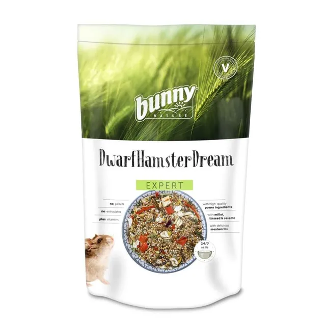 Bunny DwarfhamsterDream kääbushamstrite täissööt, 500 g