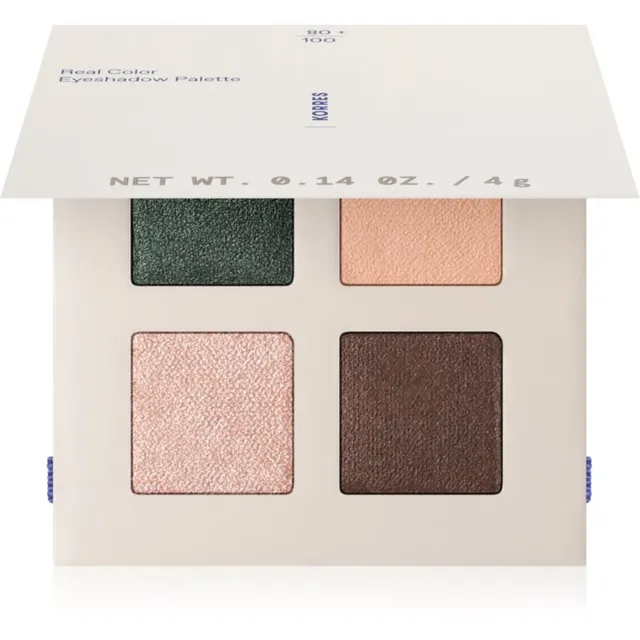 Korres Real Color Natural Palette Lauvärvipalett varjund 01 Forest Nudes 4 g