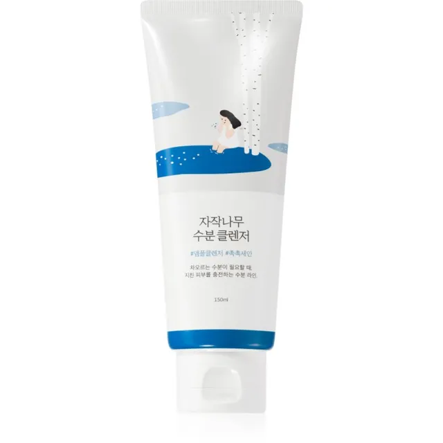 ROUND LAB Birch Juice Moisturizing Cleanser Õrnalt vahutav pesemisgeel taastava toimega 150 ml
