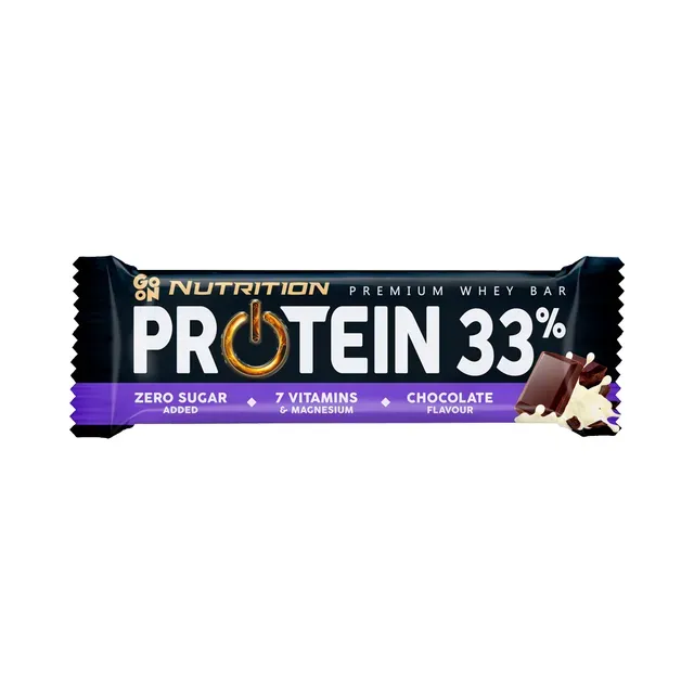 Proteiinibatoon 33% šokolaadimaitseline, GO ON NUTRITION, 50 g