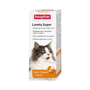 Beaphar Laveta Super naha ja karva vitamiinipreparaat kassidele 50ml
