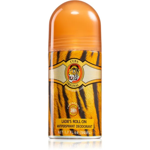 Cuba Jungle Tiger Rulldeodorant-antiperspirant naistele 50 ml