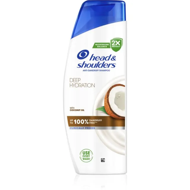 Head & Shoulders Deep Hydration Coconut Kõõmavastane šampoon 250 ml