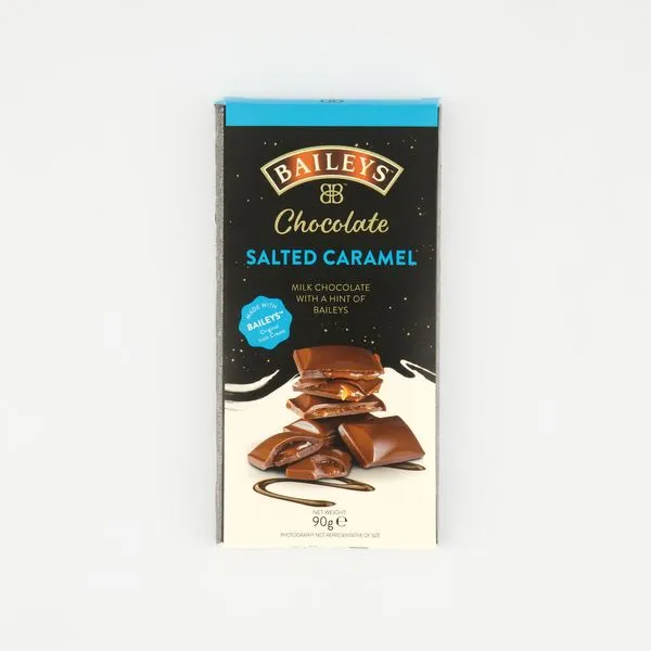 Piimašokolaad baileys® soolakaramellimaitselise täidisega 90g