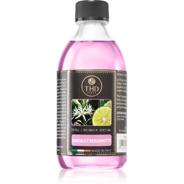 THD Ricarica Sandalo E Bergamotto täide aroomihajutitele 300 ml
