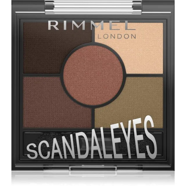 Rimmel ScandalEyes Lauvärvipalett varjund 002 Brixton Brown 3.8 g