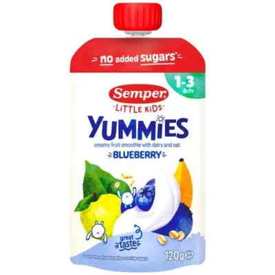 Smuuti mustikatega al.12k Semper Yummies 120g