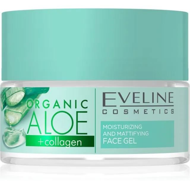 Eveline Cosmetics Organic Aloe+Collagen Matistav näogeel 50 ml
