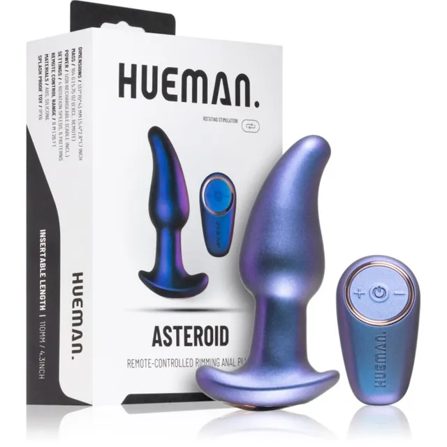 HUEMAN Asteroid Rimming Anal Plug Anaaltapp kaugjuhtimispuldiga 13.5 cm