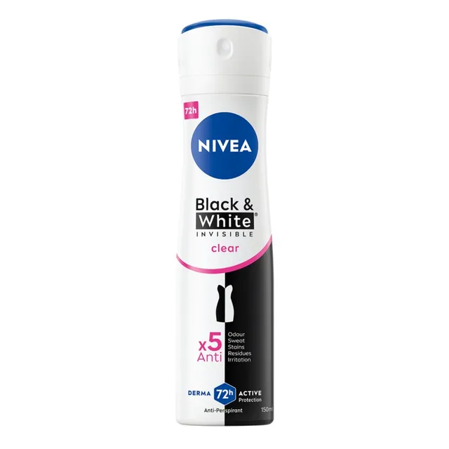 Deodorant Black&White Ultimate Impact meestele, NIVEA, 150 ml
