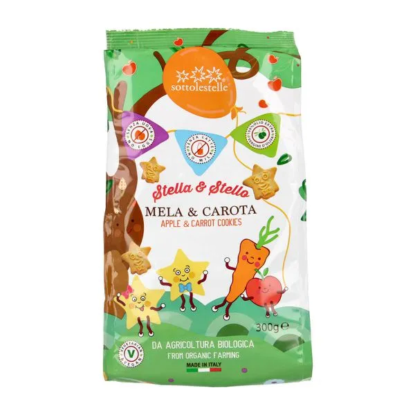 Õunte ja porganditega küpsised MELA & CAROTA, ökoloogilised