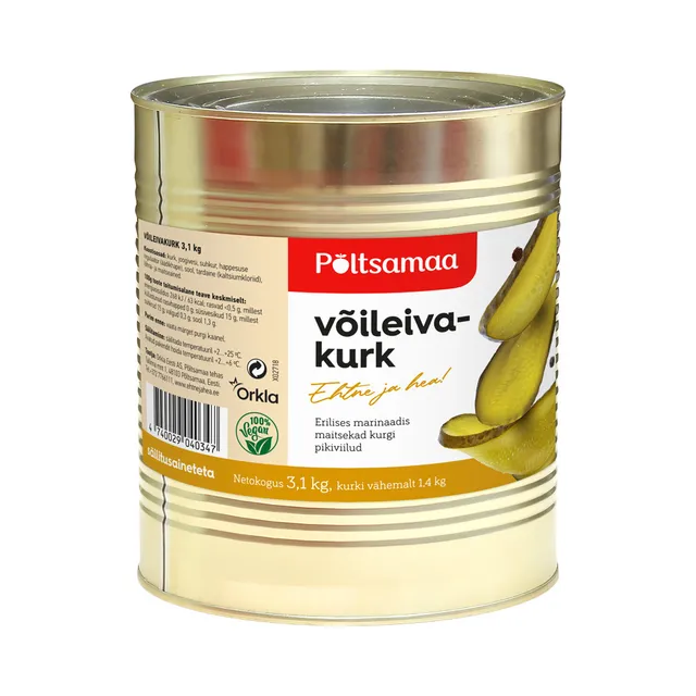 Võileivakurk, PÕLTSAMAA, 3,1 kg, ettetellimisel