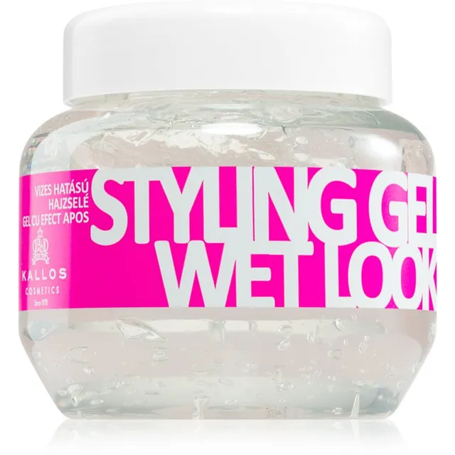 Kallos Kallos Classic Styling Gel Märja efektiga soengugeel eriti tugev hoidvus Wet Look 275 ml