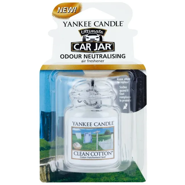 Yankee Candle Clean Cotton autoõhu värskendaja rippuv 1 tk